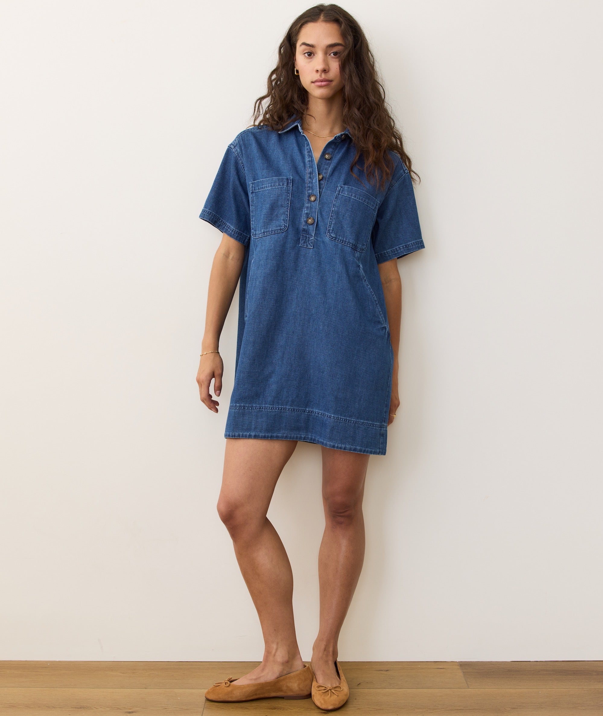Liza Denim Mini Dress