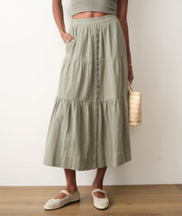 Lana Button-Through Skirt