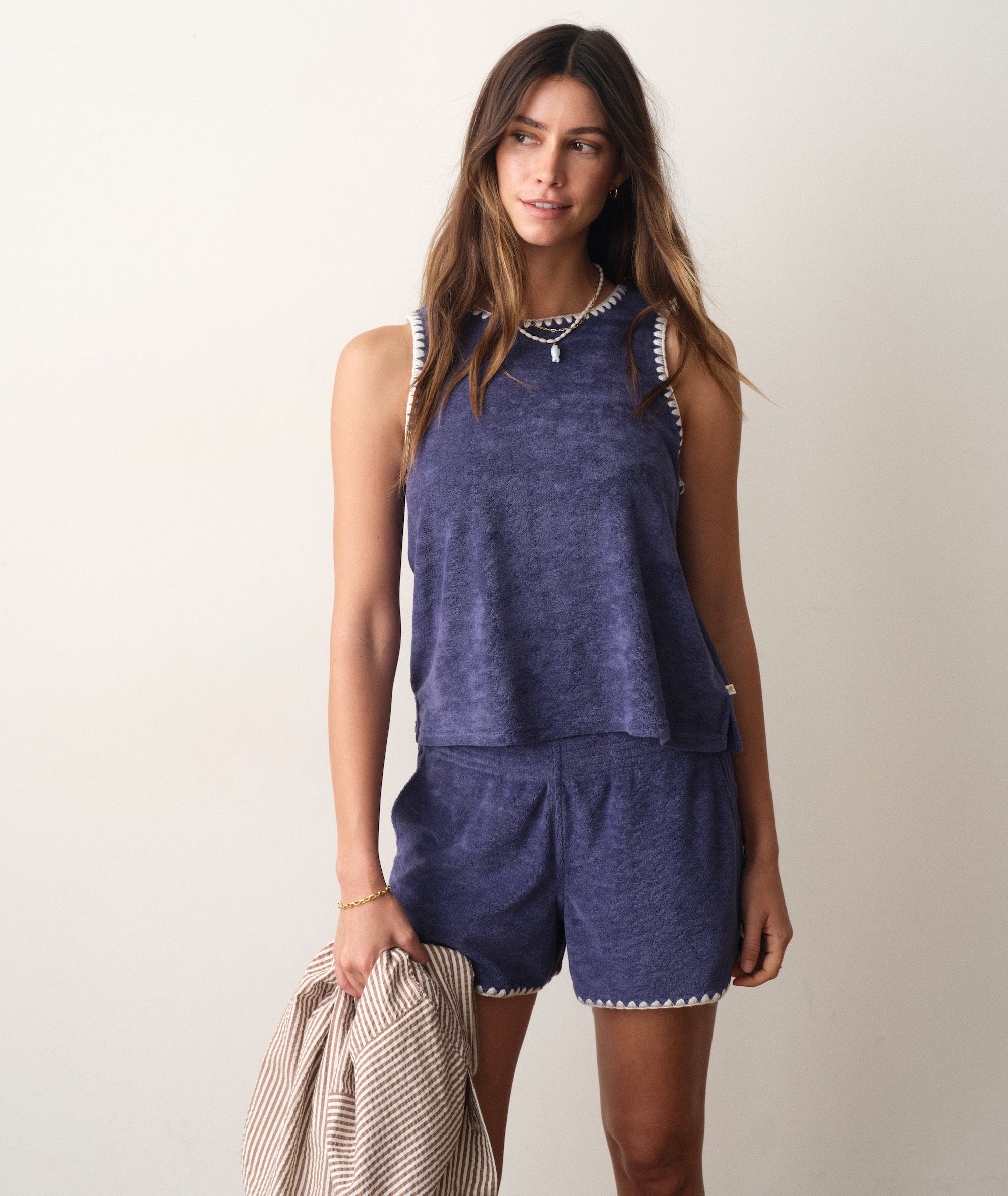 Beach Terry Shell Tank