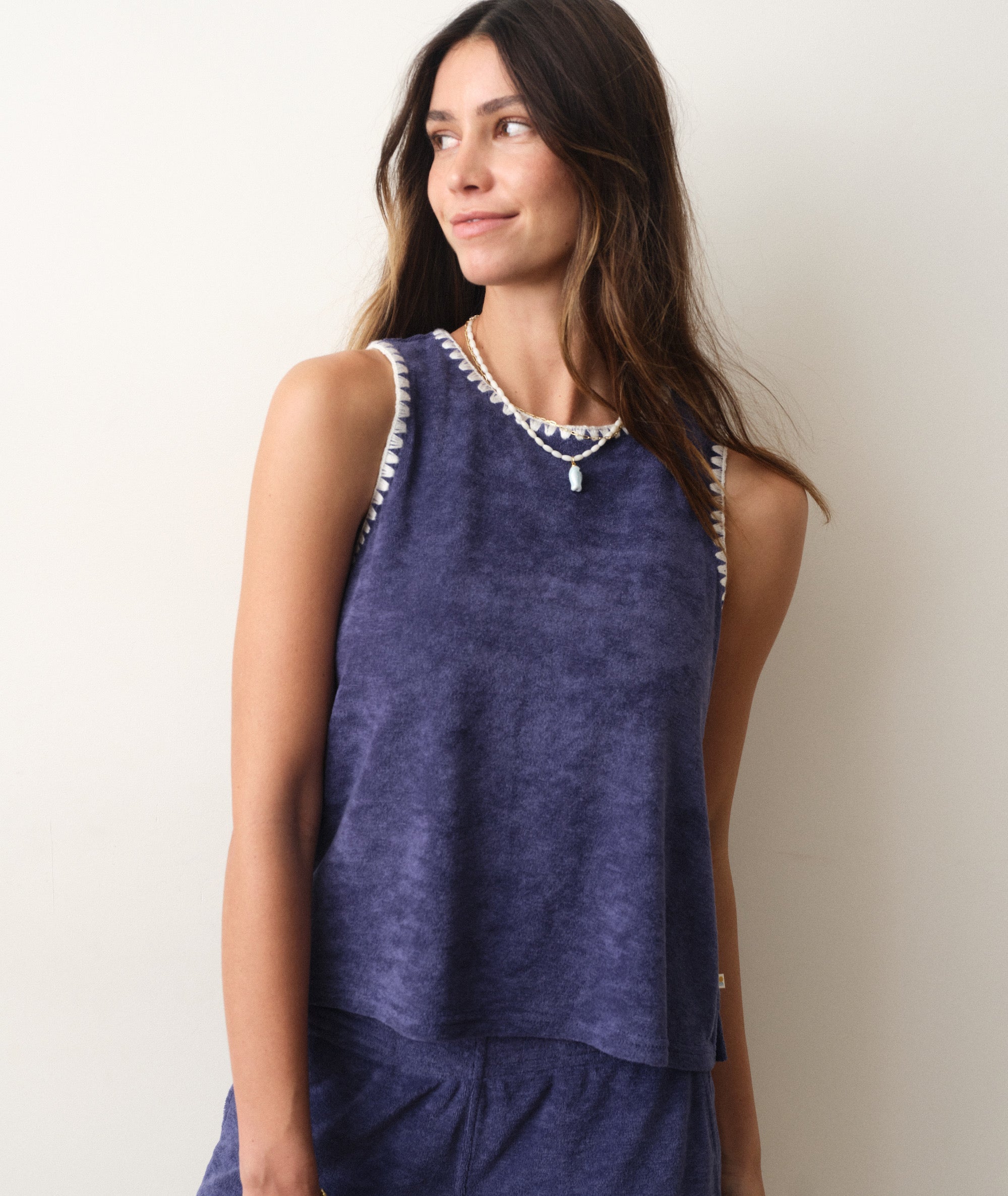 Beach Terry Shell Tank
