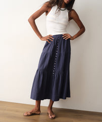Lana Button-Through Skirt