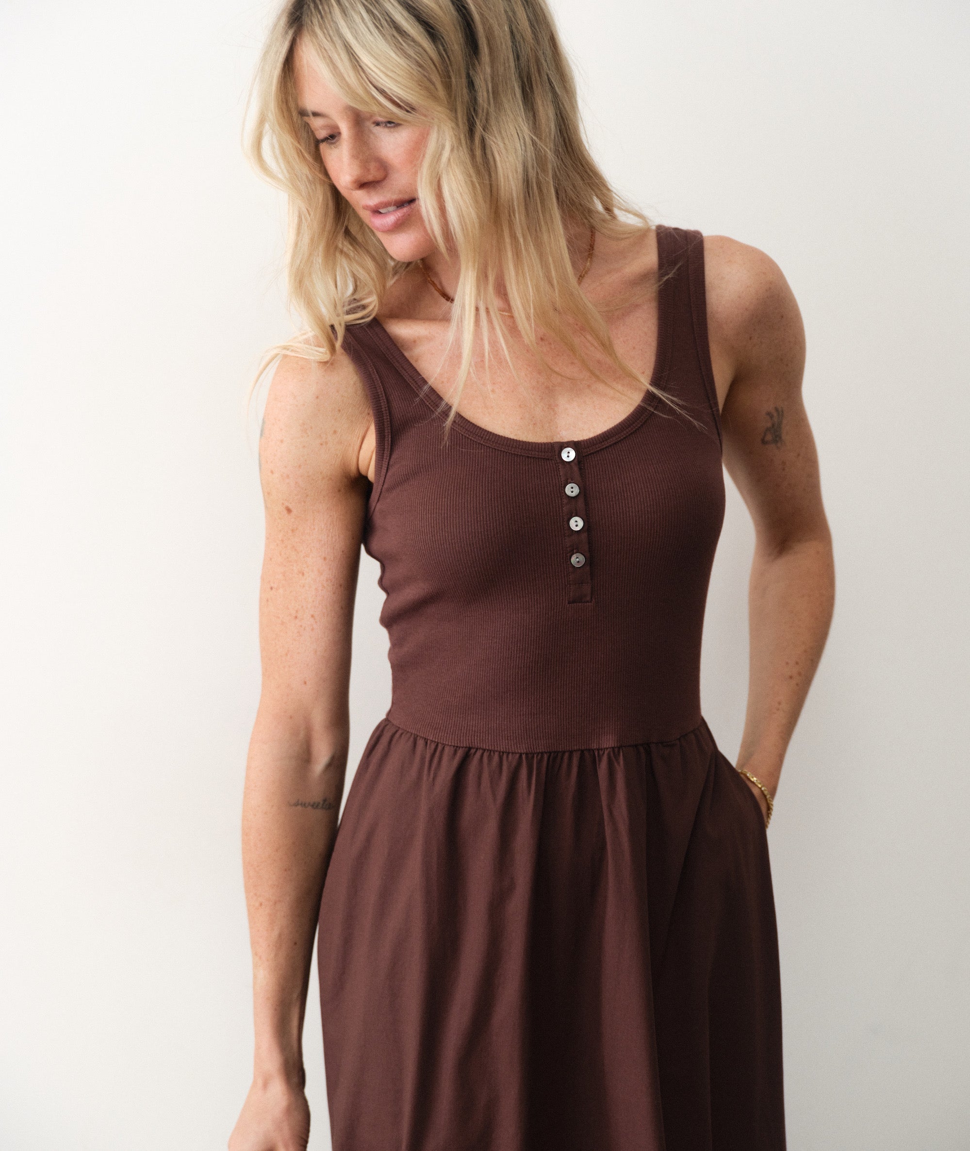 Lexi Rib Split Dress