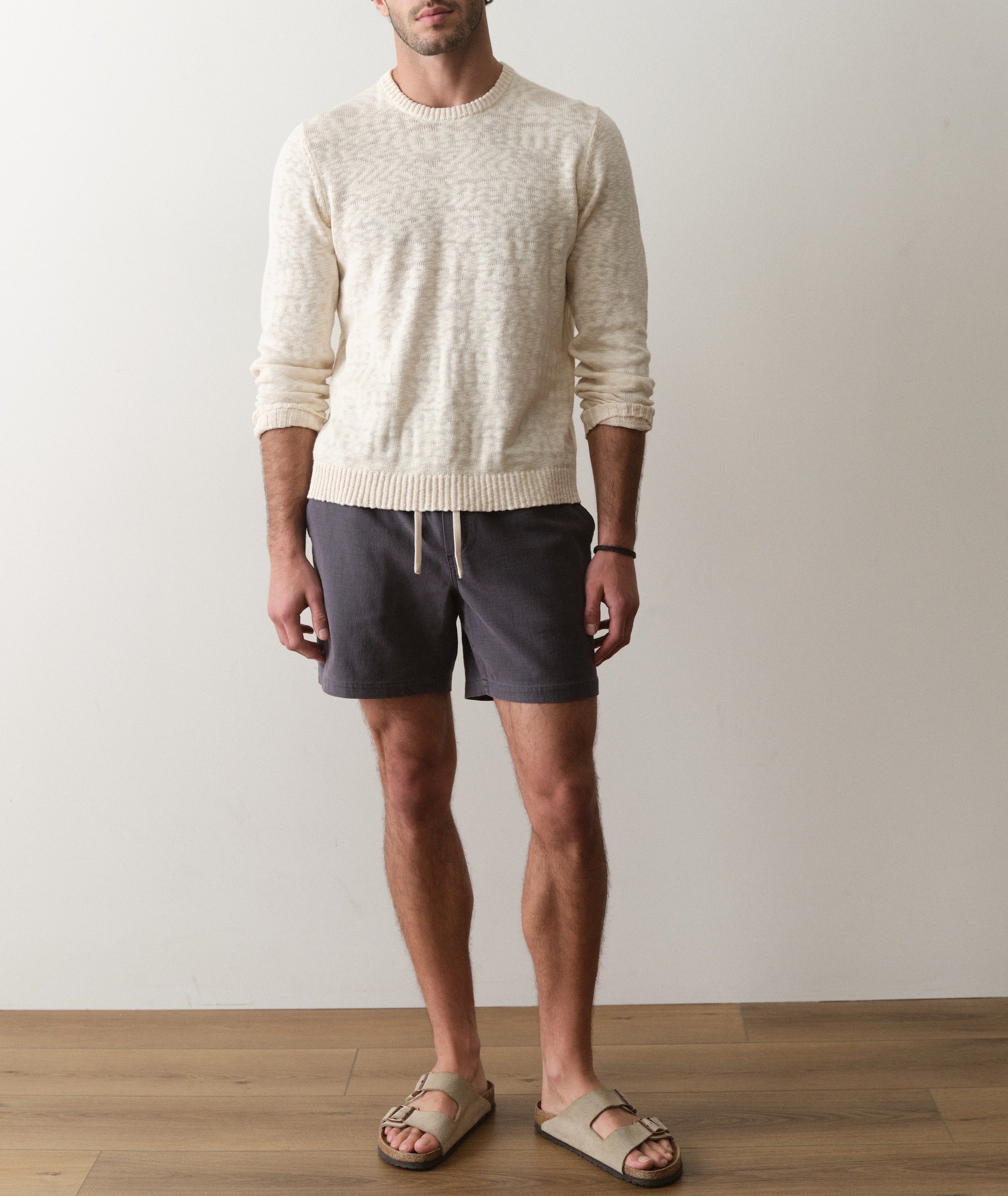Slub Crew Sweater