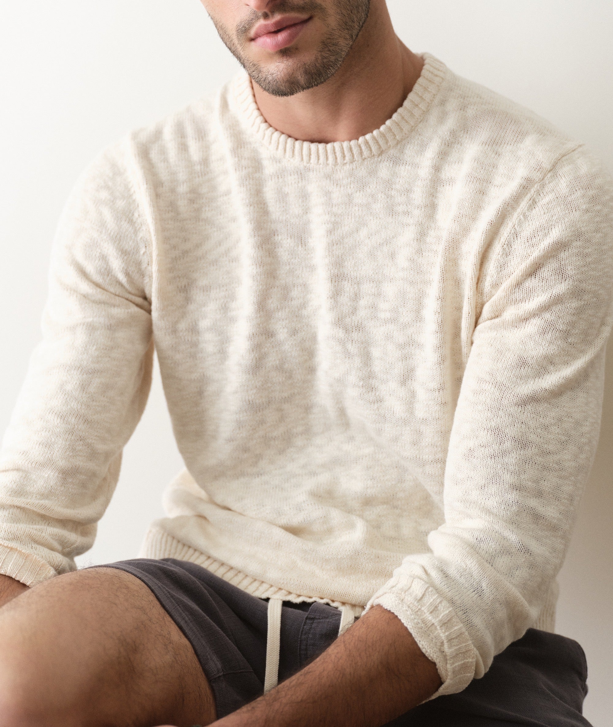Slub Crew Sweater