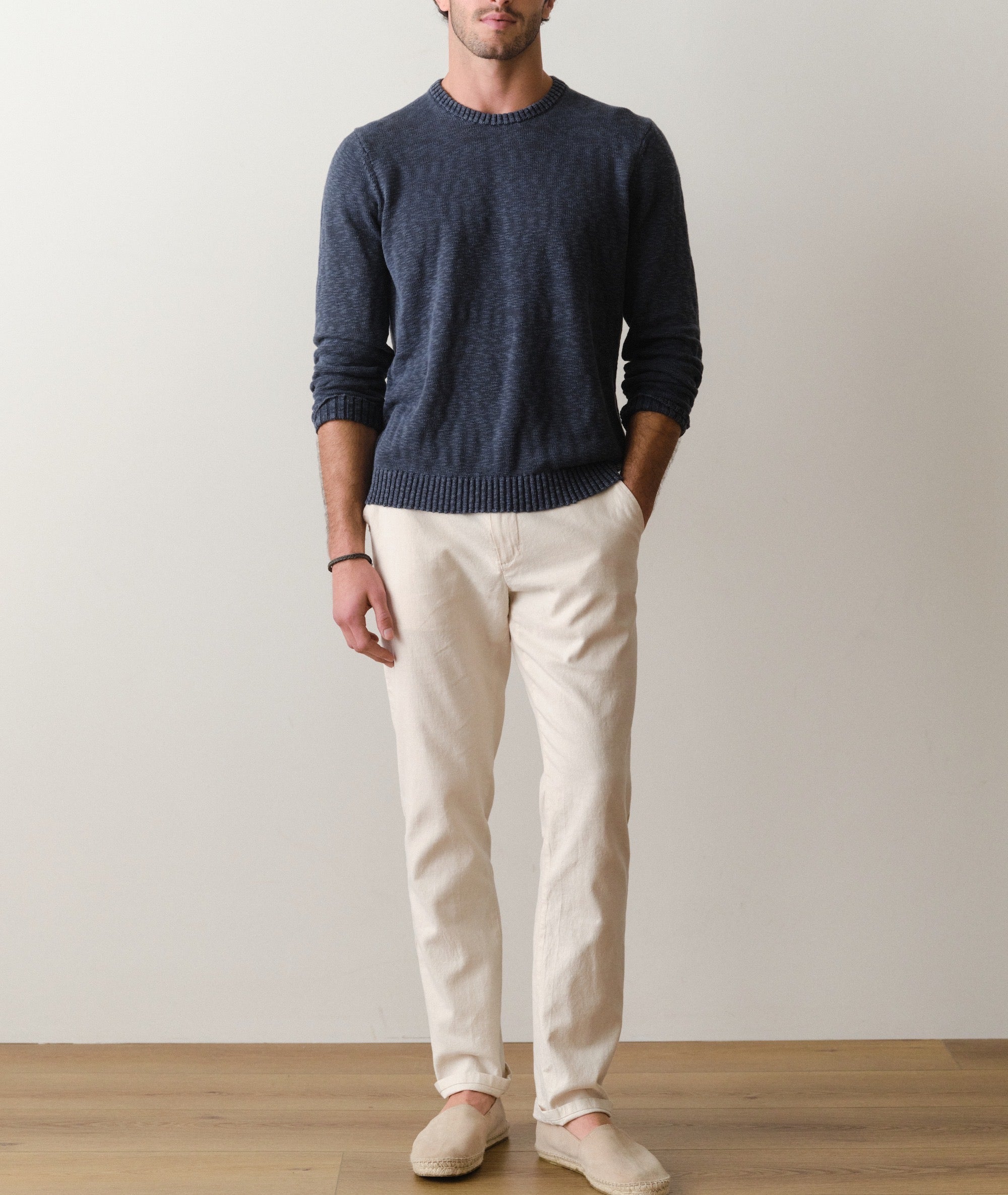 Slub Crew Sweater