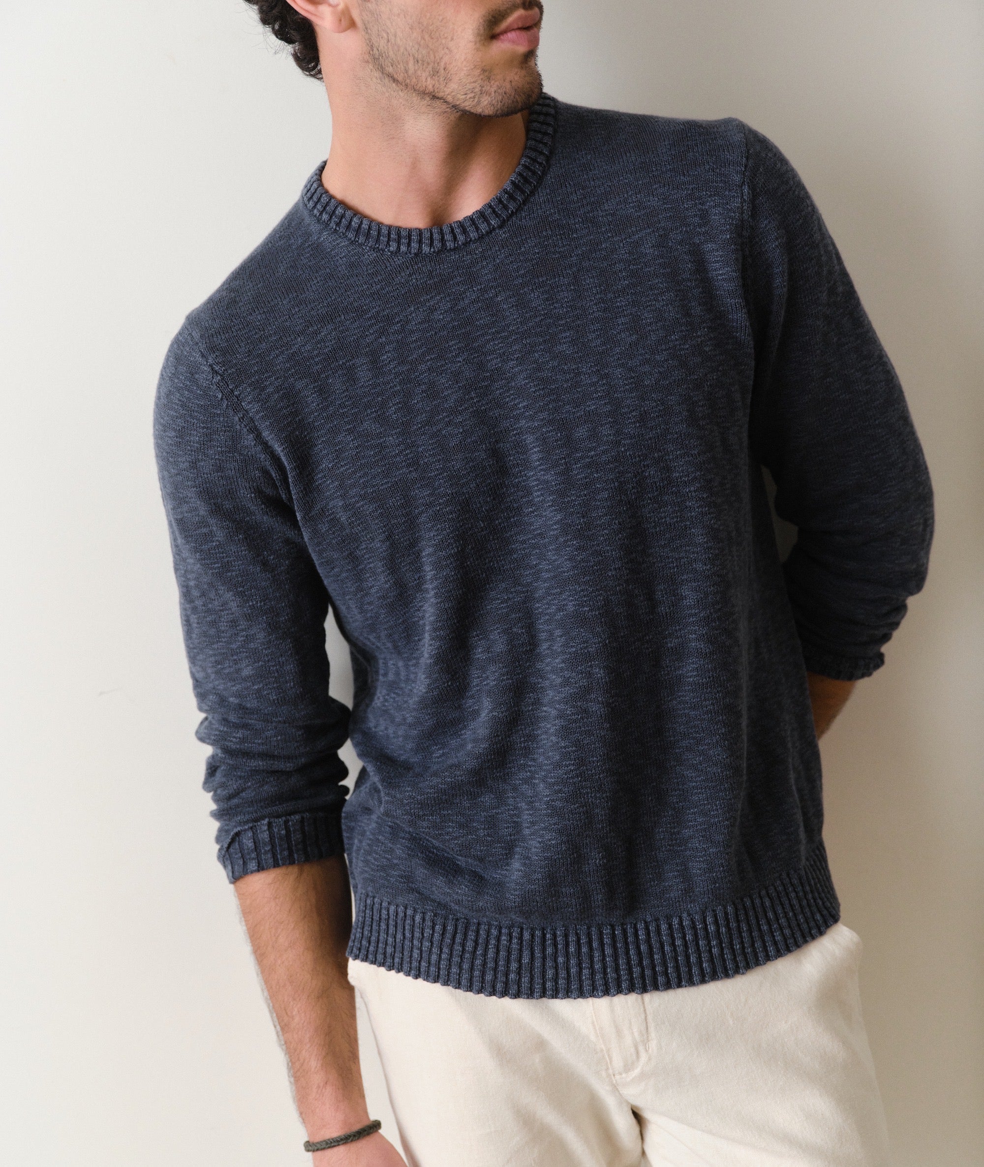 Slub Crew Sweater