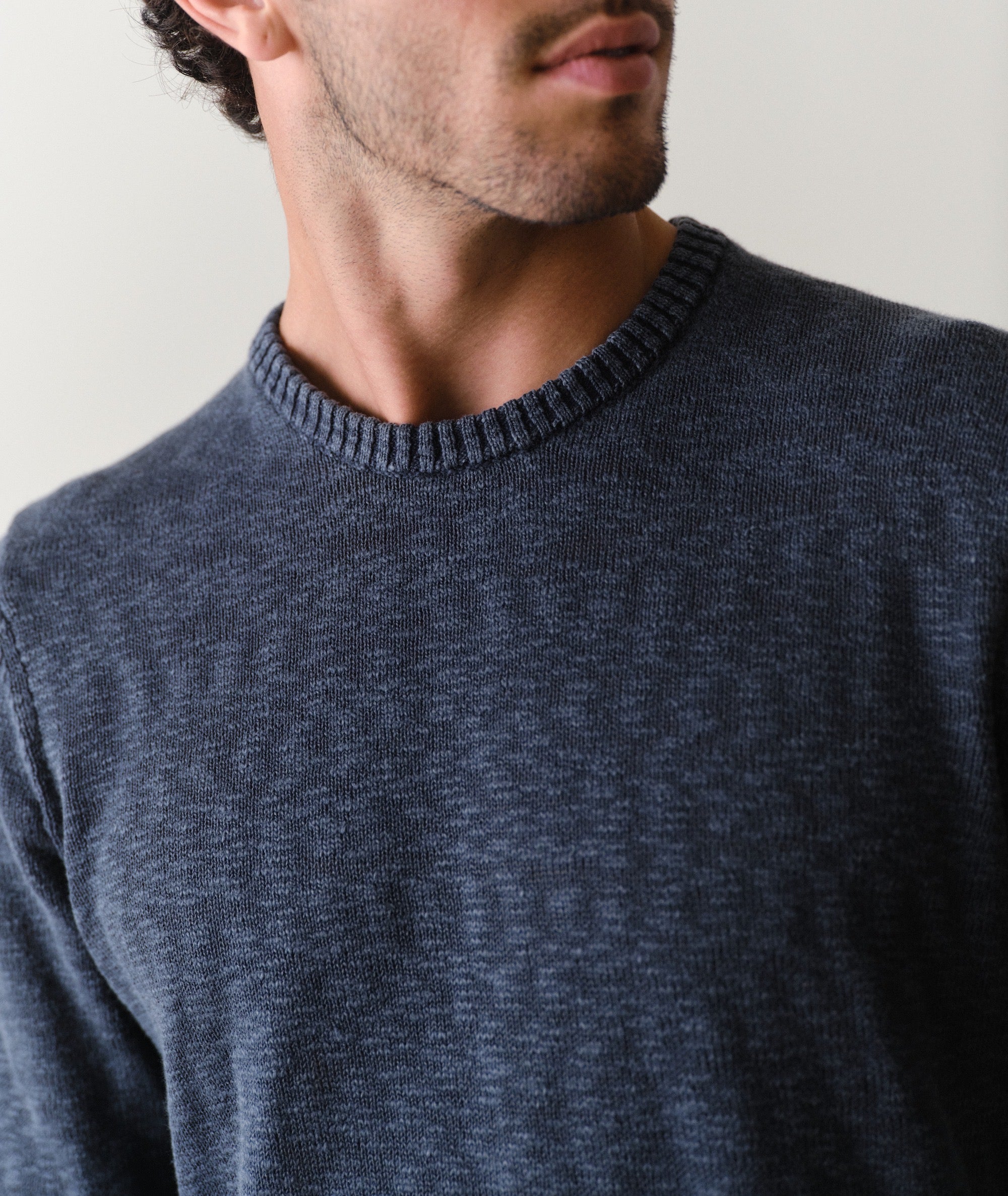 Slub Crew Sweater