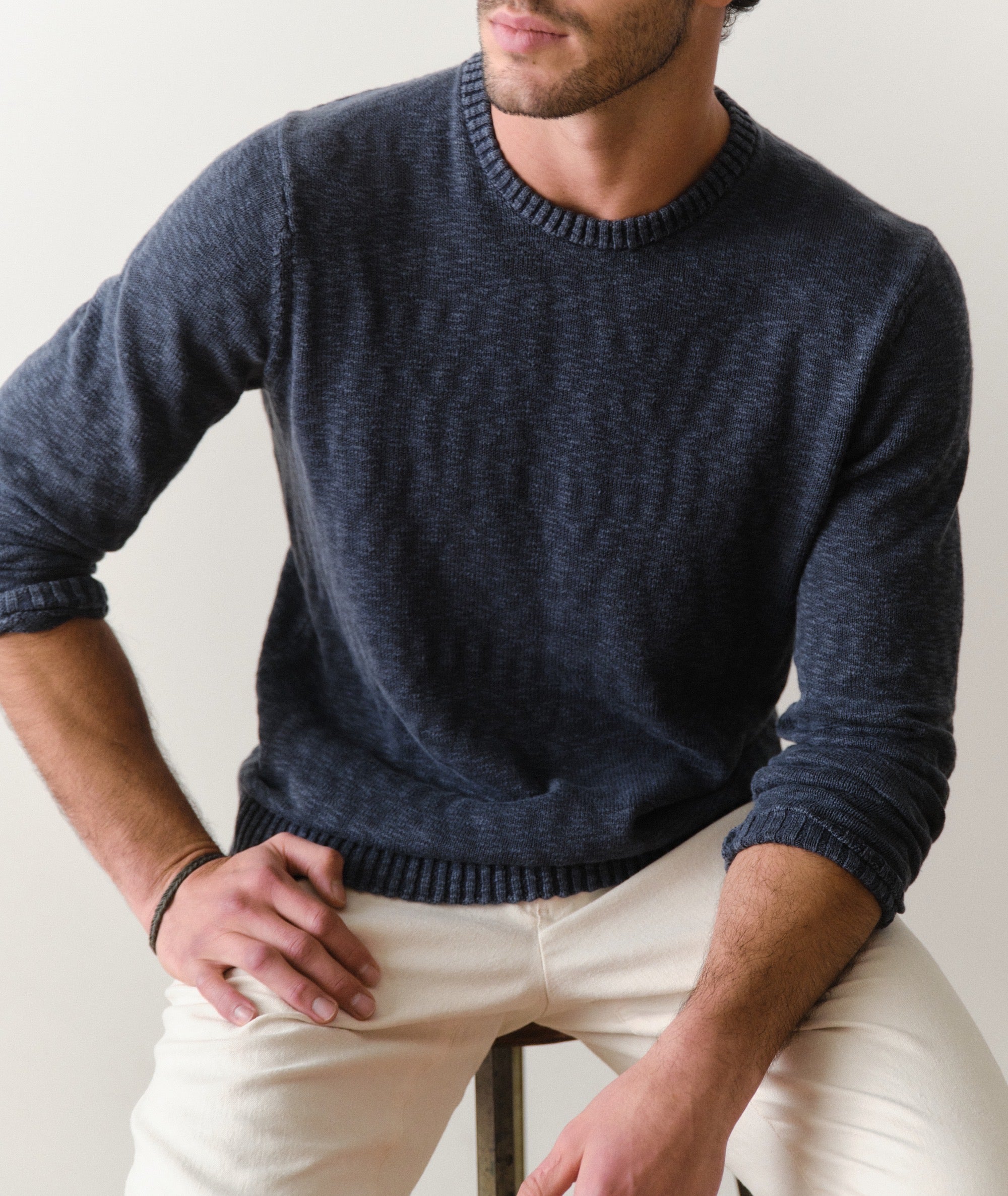 Slub Crew Sweater