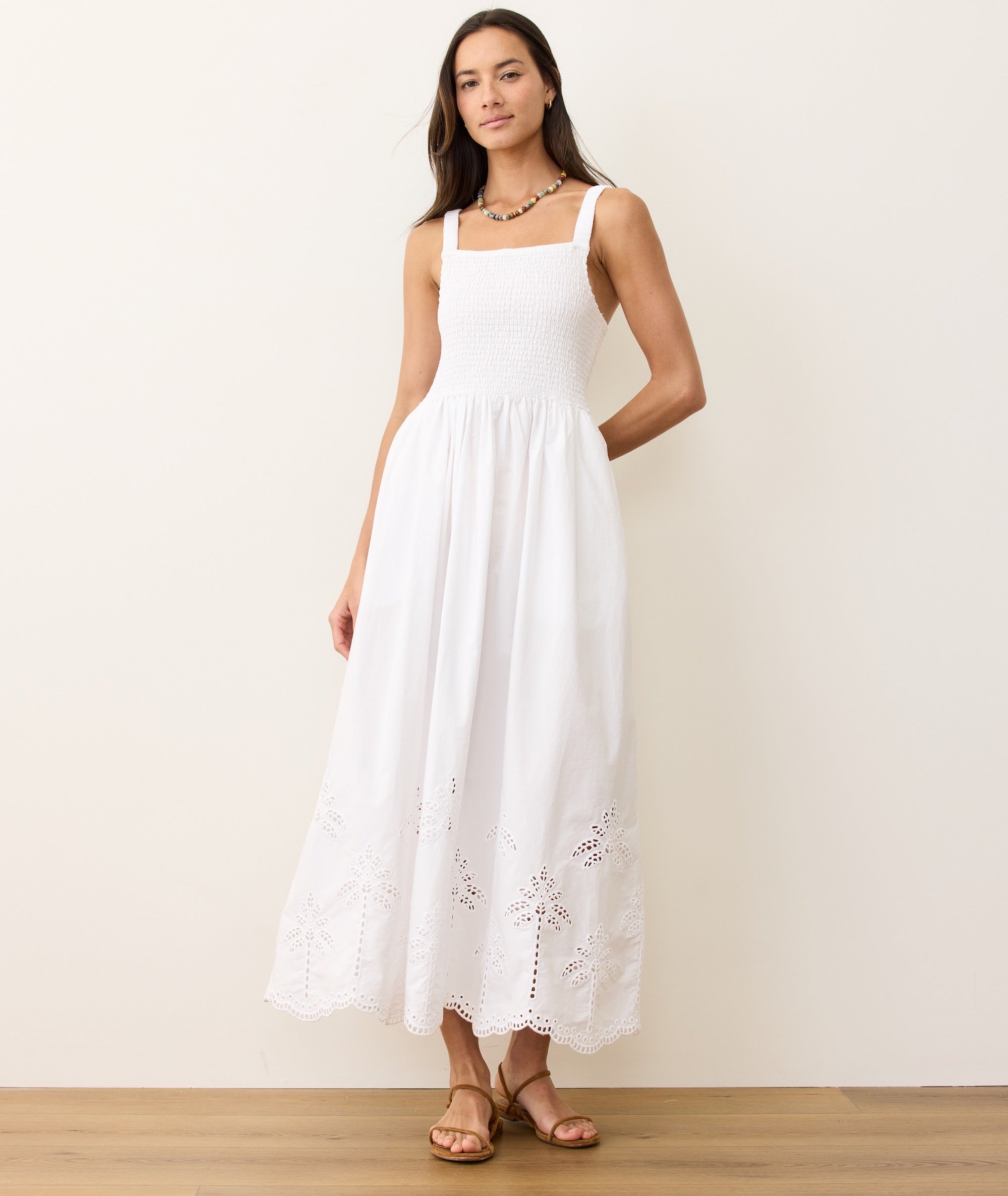 Selene Eyelet Maxi Dress