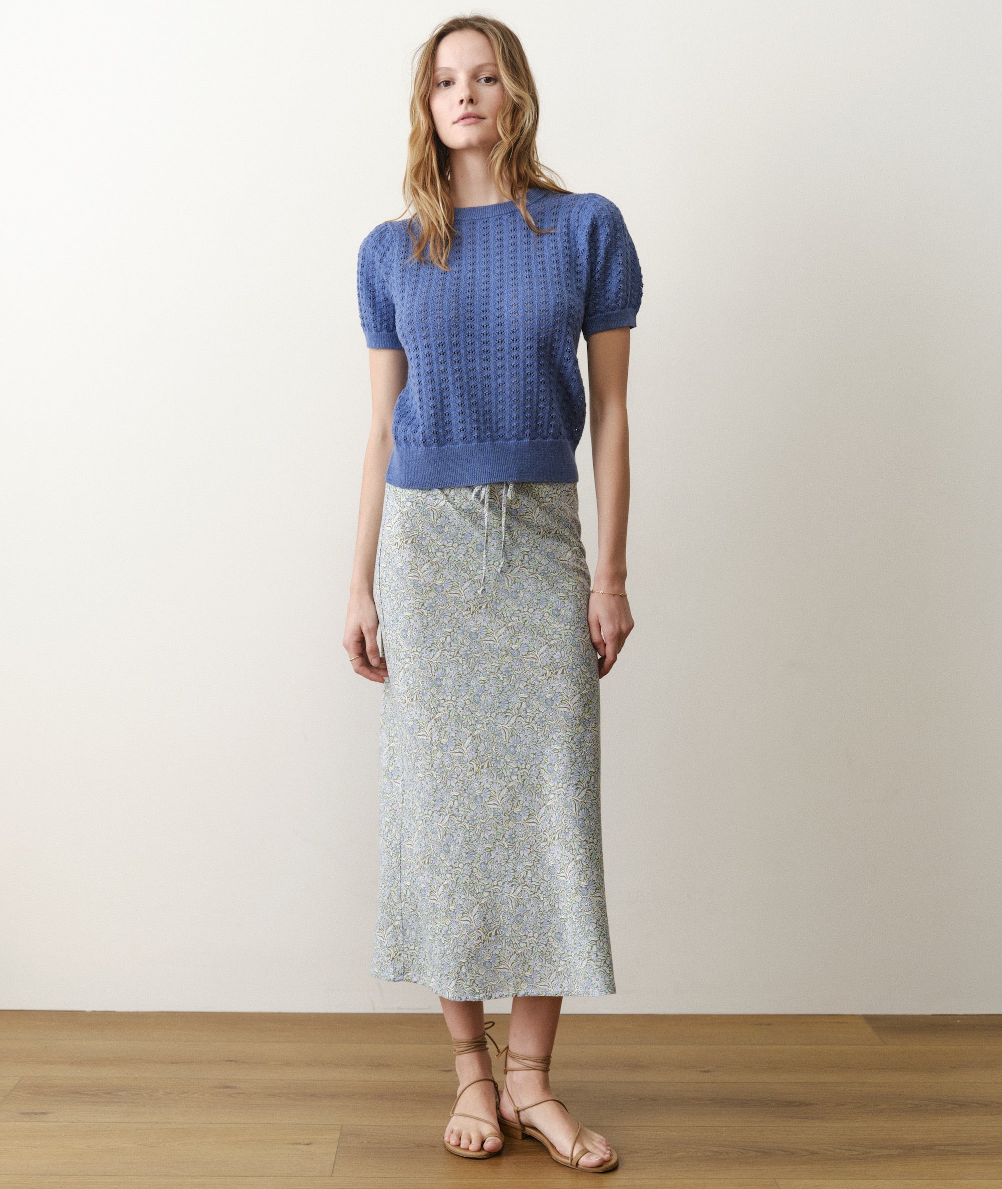 Avery Hemp Midi Skirt