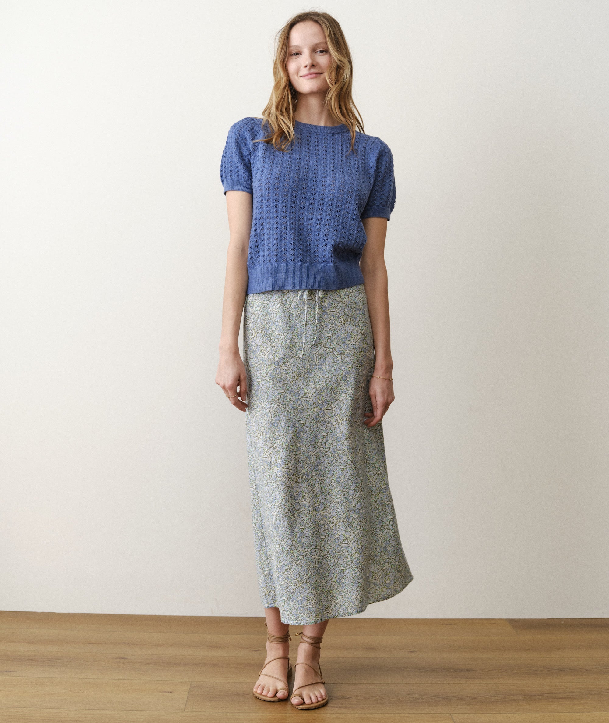 Avery Hemp Midi Skirt