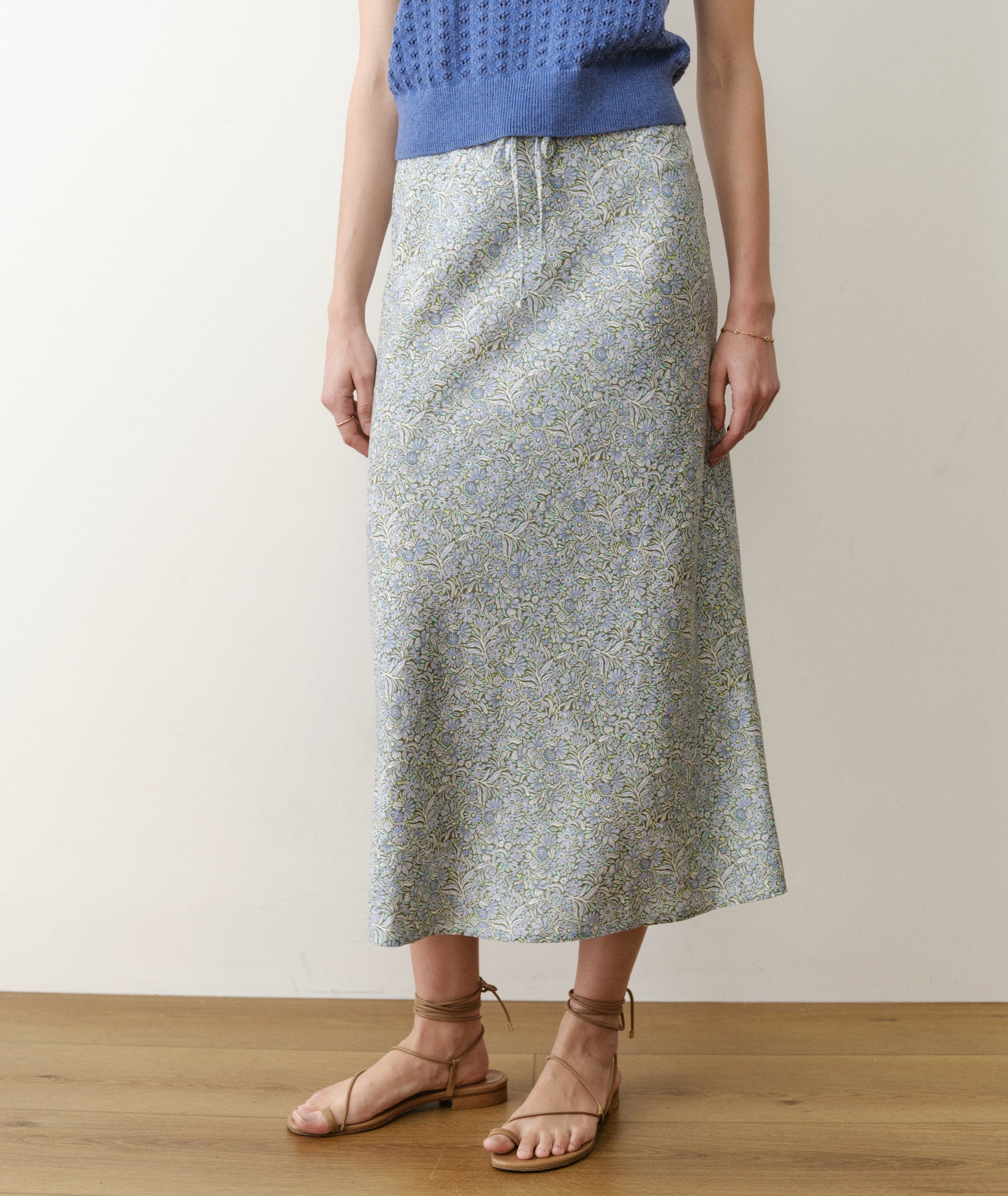 Avery Hemp Midi Skirt