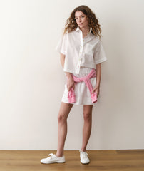 Lea Poplin Mini Skirt