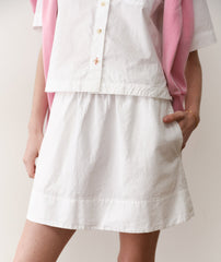 Lea Poplin Mini Skirt