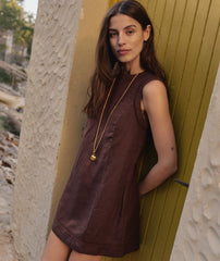 Cora Linen Mini Dress